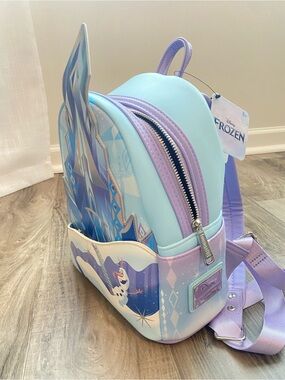 Frozen Castle Loungefly Disney backpack with tags